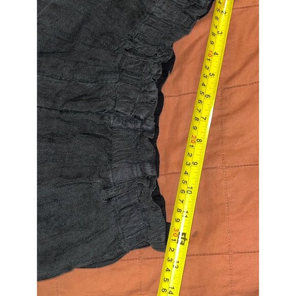 RAILS Womens Black Linen Blend Elastic Waist Shorts Size S 4 - Picture 5 of 9